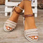 Nadine - Bequeme orthopädische Keilsandalen