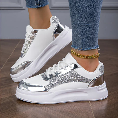 Ginerva - Flache Damen-Low-Top-Sneakers