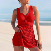 Frances - Gestepptes Tankini-Set