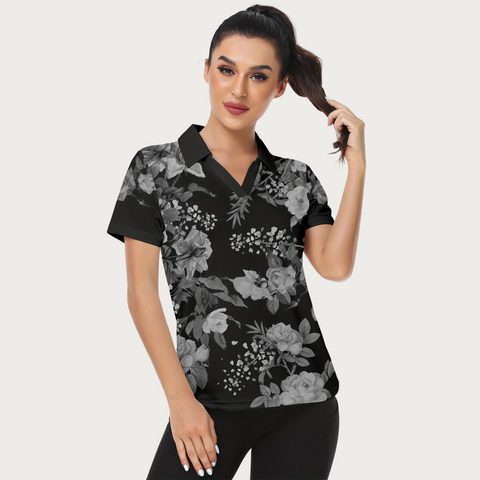 Anitra - Sportliches Shirt mit Blumendruck für Frauen