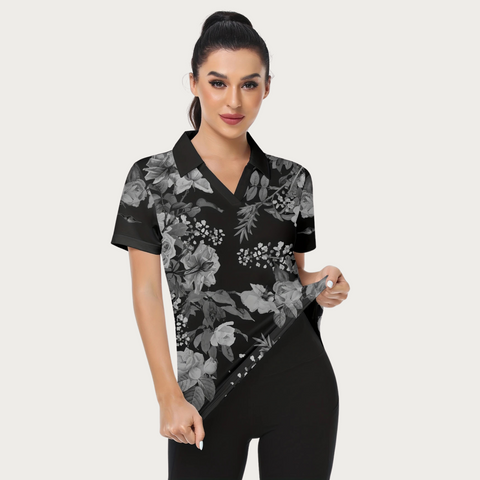 Anitra - Sportliches Shirt mit Blumendruck für Frauen