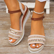 Nadine - Bequeme orthopädische Keilsandalen