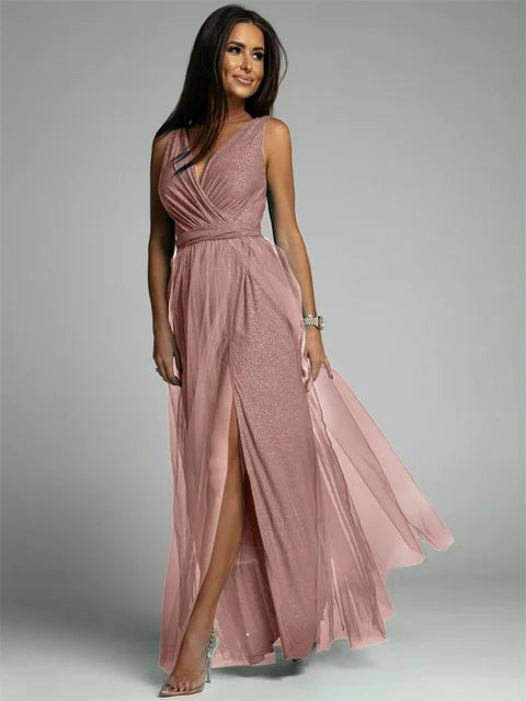 Catharina - Elegantes Kleid mit V-Ausschnitt