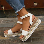 Erna - Bequeme orthopädische Keilsandalen