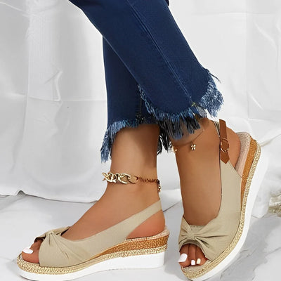 Marjolaine - Bequeme orthopädische Keilsandalen