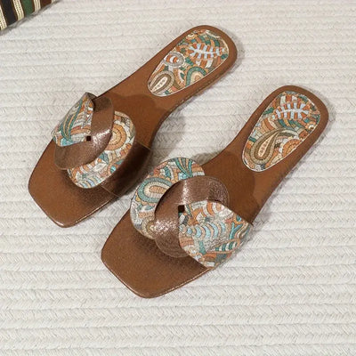 Rachel - Flache Sandalen für Damen