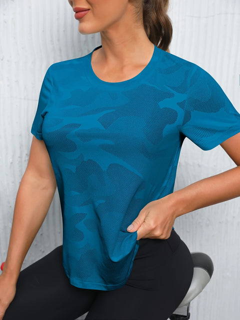 Mariona - Sportliches Camouflage-T-Shirt für Damen