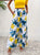 Clarice - Weite Hose mit Blumenmuster für Damen