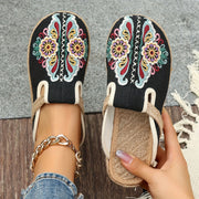 Teresa - Espadrille-Schuhe im Boho-Chic mit Blumenstickerei