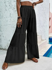 Ardella - Weite Hose mit Rüschensaum für Damen