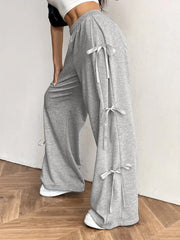 Selina - Weite Damenhose mit Schleifendetail