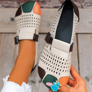 Meda - Atmungsaktive Retro-Aushöhlenschuhe für Damen