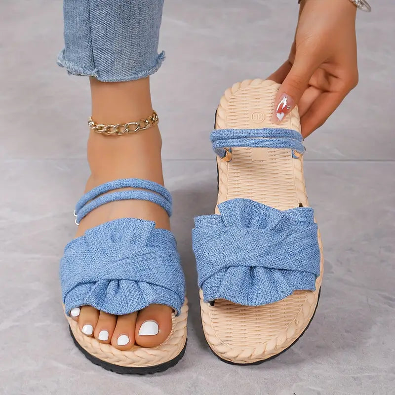 Elenda - Flache Sandalen für Damen