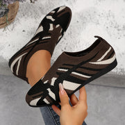 Verna - Flache Schuhe mit Camouflage-Muster für Damen