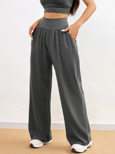 Rosalinda - Weite Hose mit hoher Taille für Damen