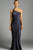 Maxine - Elegantes rückenfreies One Shoulder Kleid mit schrägem Kragen
