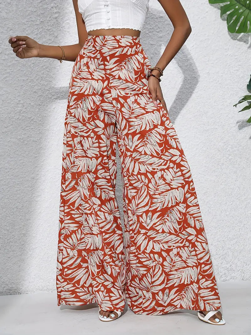 Francine - Weite Hose mit Bohemian-Print für Damen