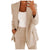 MiraSet - Damen Anzug-Set mit Blazer und Hose in Unifarbe