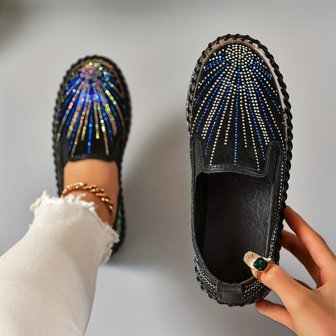 Becky - Elegante glitzernde Schlupfschuhe