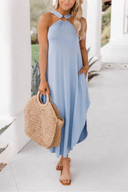 Clara – Ärmelloses Maxikleid