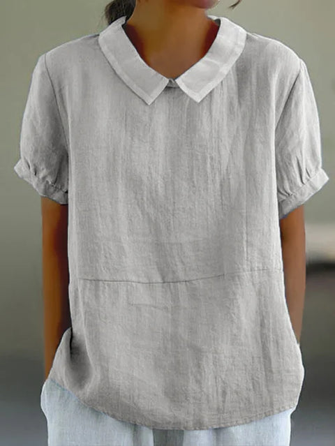 Anne - Lässige Baumwollbluse für Frauen