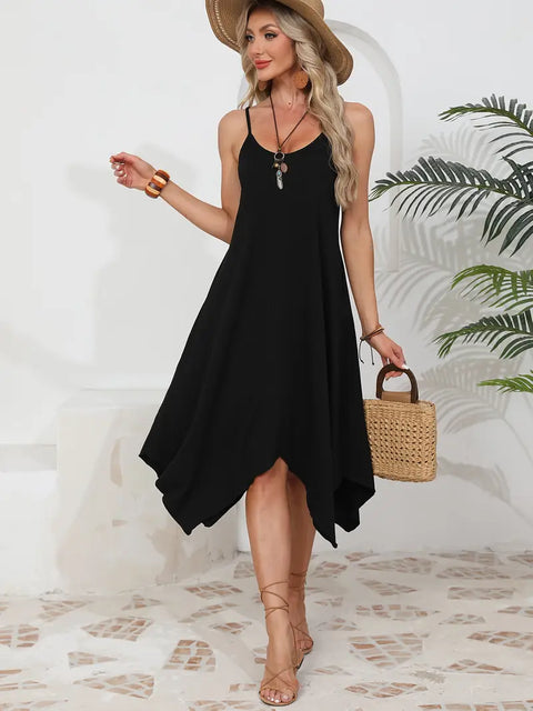 Judith - Lose sitzendes ärmelloses Kleid für Frauen