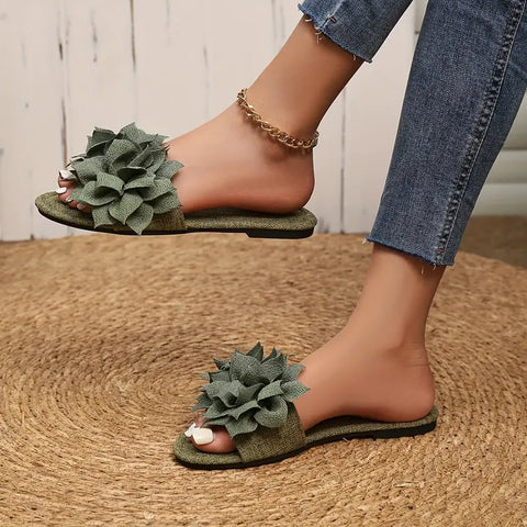 Ellen - Flache Sandalen für Damen