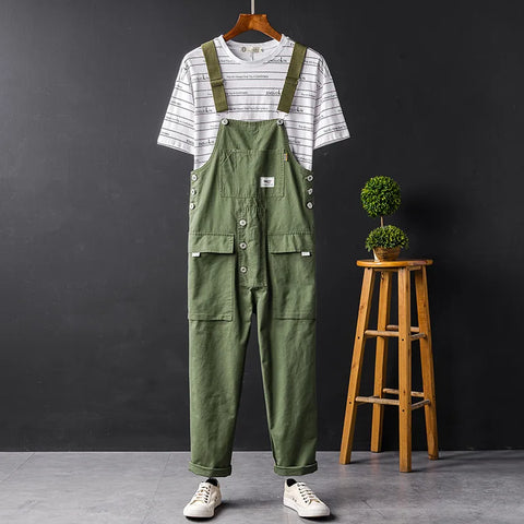 Tadios - Hiphop Streetwear-Overalls mit mehreren Taschen