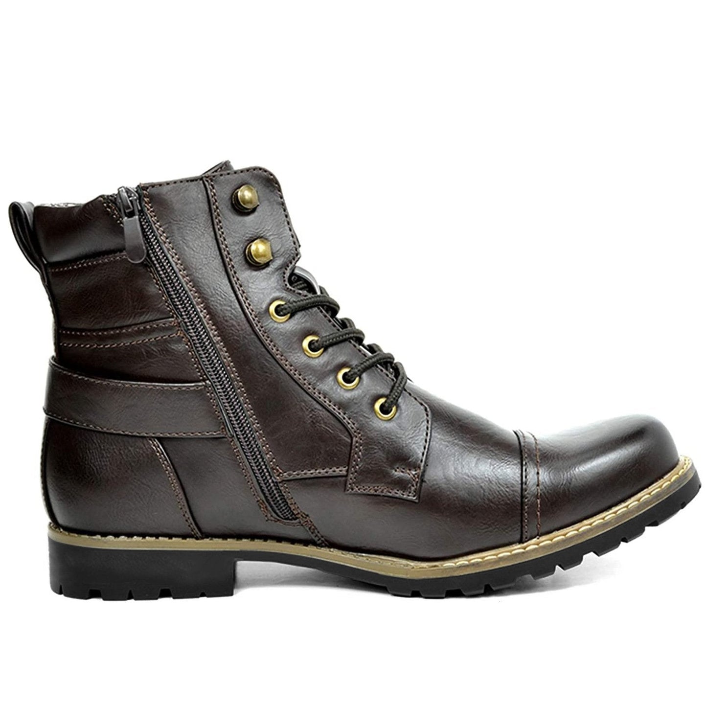 Motorradstiefel aus echtem Leder  - Rhion