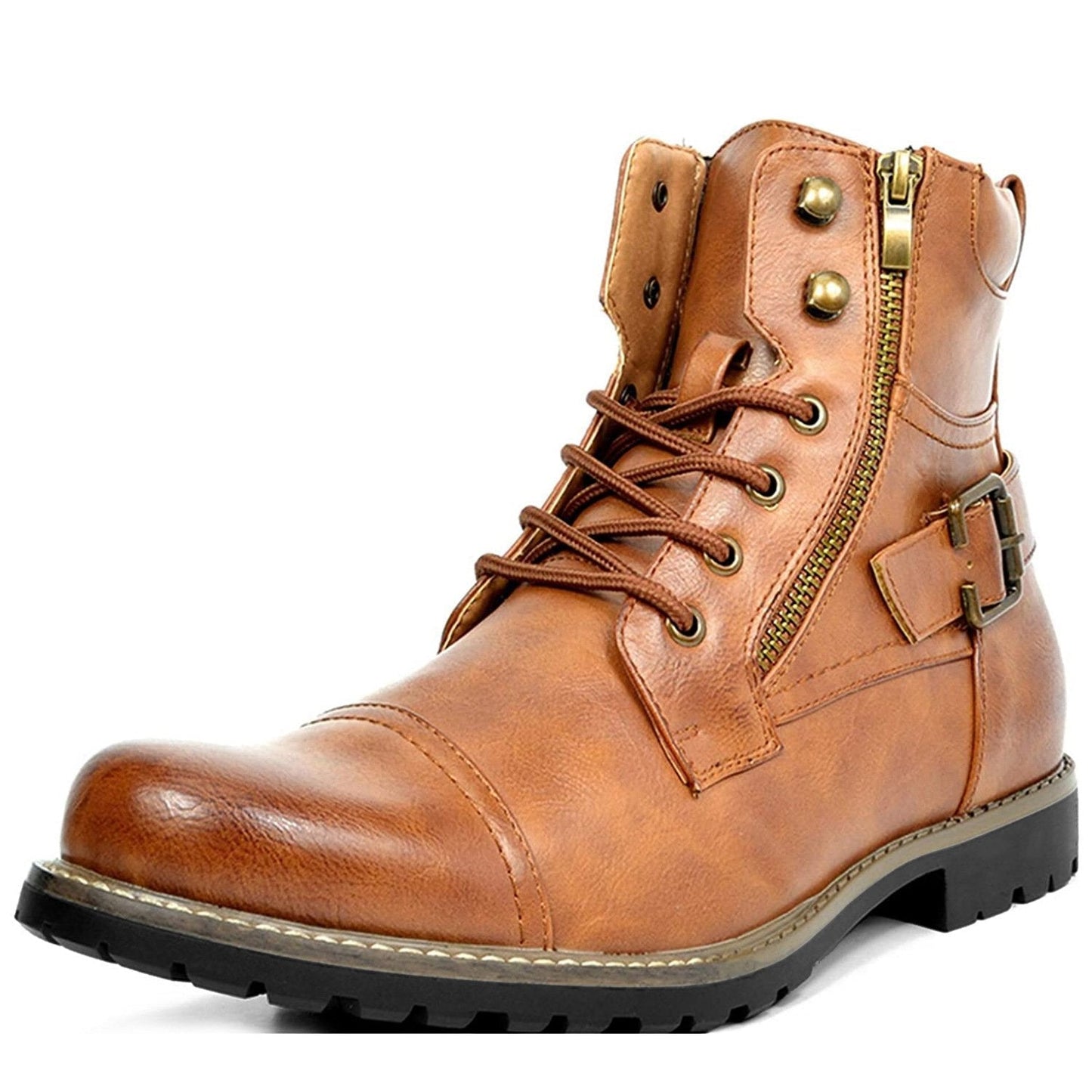 Motorradstiefel aus echtem Leder  - Rhion