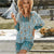 Araminta - Boho Kleid mit Print und Fließender Passform für Damen