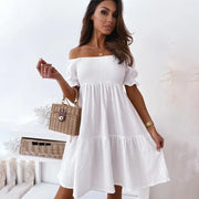 Frona - Schickes und Elegantes Schulterfreies Kleid für Damen