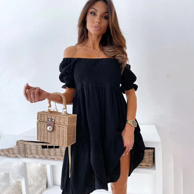 Frona - Schickes und Elegantes Schulterfreies Kleid für Damen