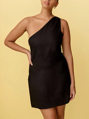 Lenore - Elegantes und Stilvolles One-Shoulder-Kleid für Damen