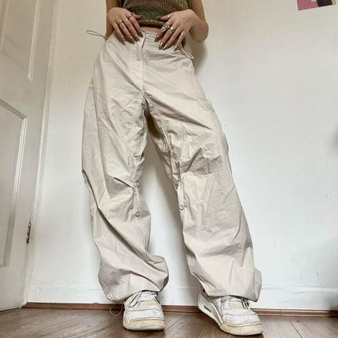 Tilda - Lässige Cargo-Hose mit Kordelzug