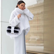 Alexandra - Flauschiger Rollkragenpullover