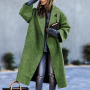 Mabel - Eleganter warmer Wollmantel