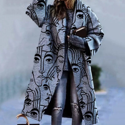Mabel - Eleganter warmer Wollmantel